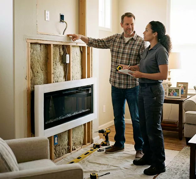 Why Lynwood, CA Homeowners Choose Our Electric Fireplace Installation Team?