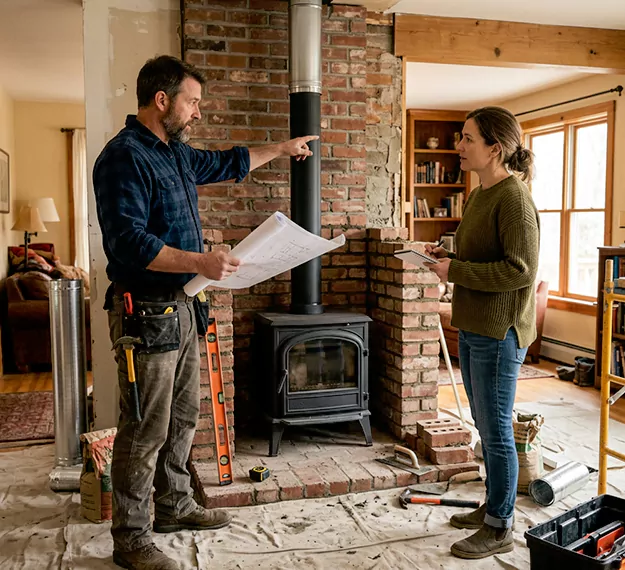 Why Lynwood Homeowners Choose Our Wood Fireplace Installation Team?