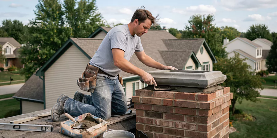 Stone Chimney Crown Installation Lynwood