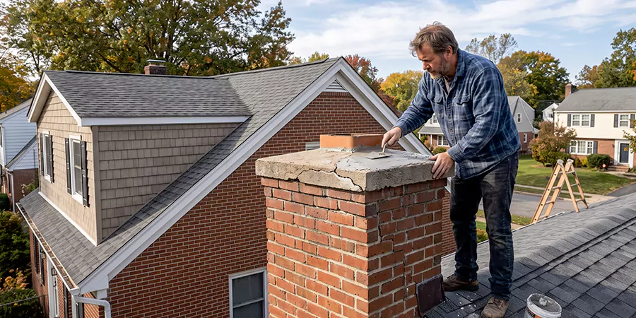 Brick Chimney Crown Repair Lynwood