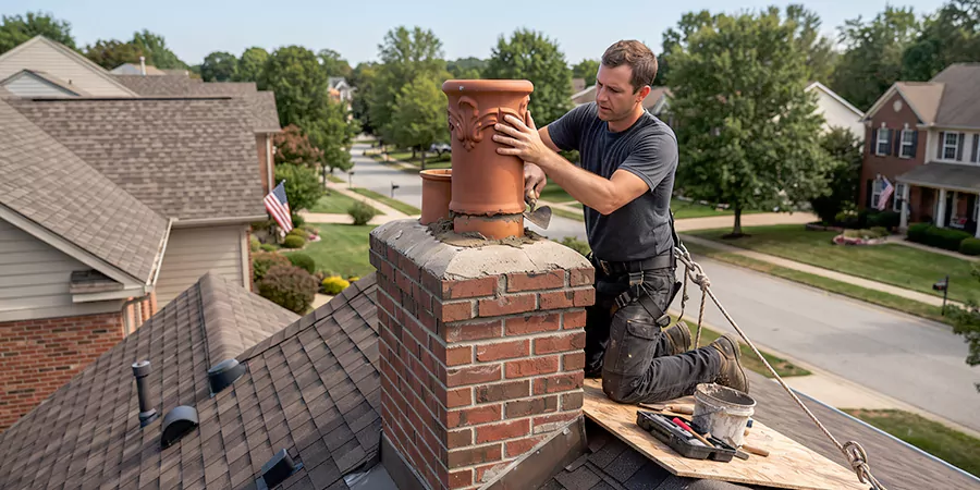 Decorative and Custom Chimney Pot Installation Lynwood