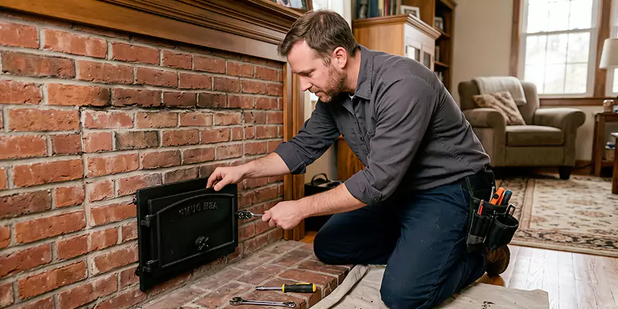 Fireplace Ash Dump Door Installation Lynwood