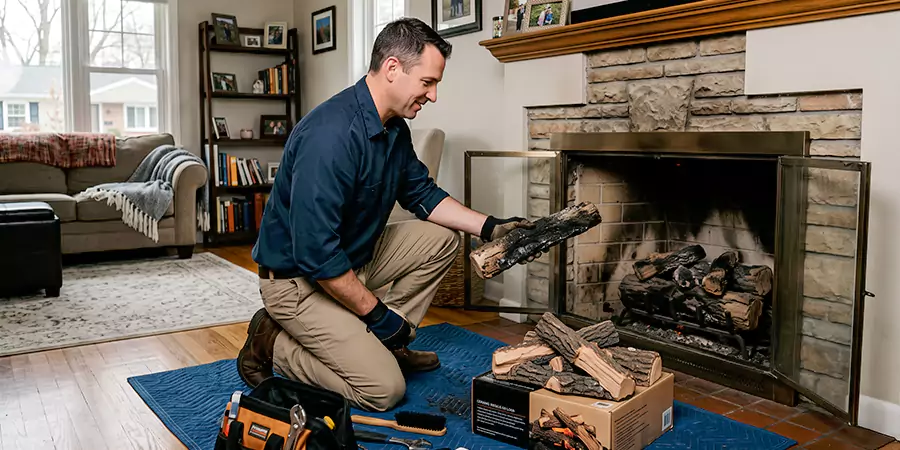 Replacing Gas Fireplace Logs Lynwood